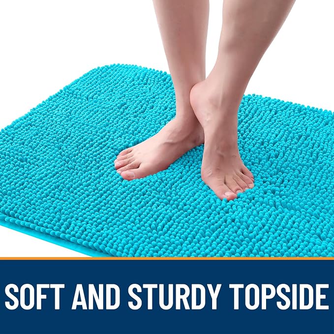 OLANLY Dog Door Mat for Muddy Paws 70x46, Super Absorbent Chenille Mud Mat | - Image 4
