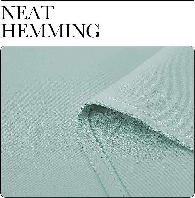 NICETOWN Aqua Blue Blackout Curtains 102" Long - Image 7