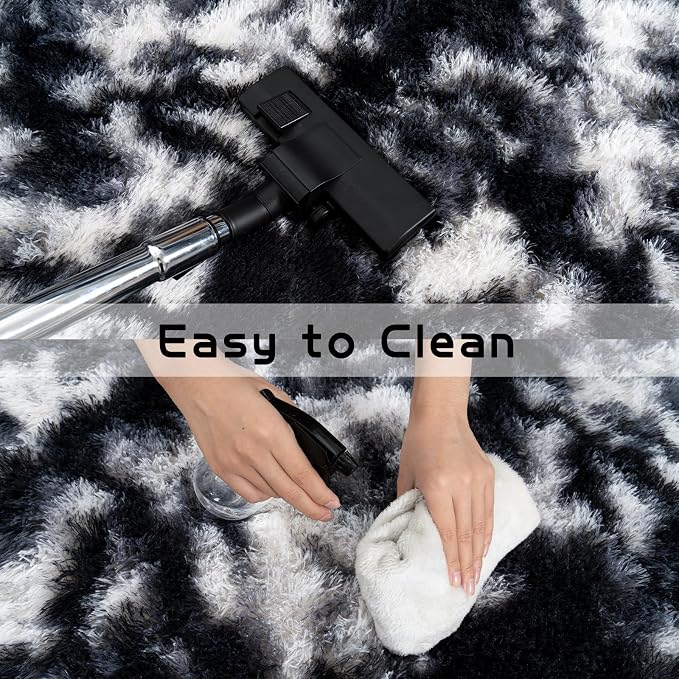 Pionblank Fluffy Small Rug for Bedroom 2x3, Shag Soft Area Rug, Furry Cute - Image 5