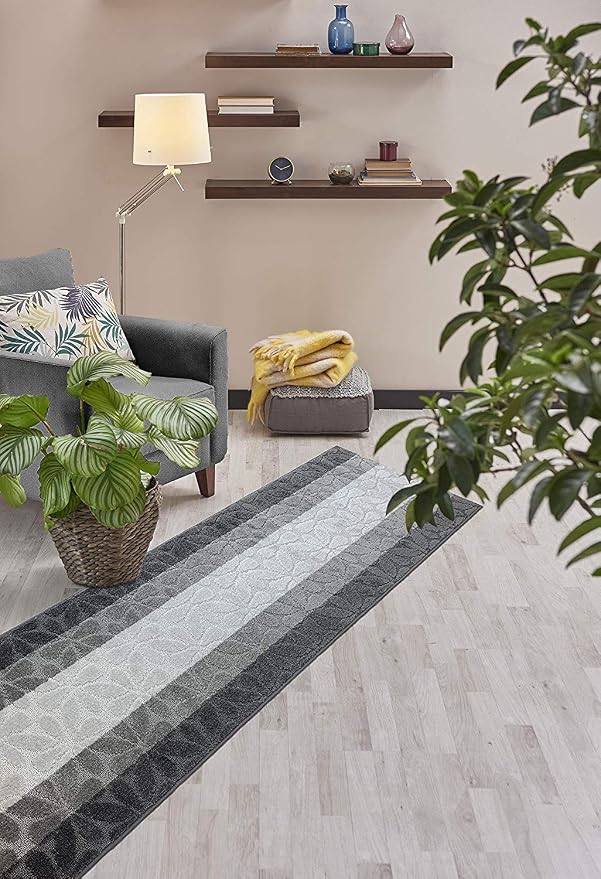 5 Ft Gray Hallway Runner Rug, Non Slip Washable, Kitchen & Entryway | 2'2" x 5 - Image 5