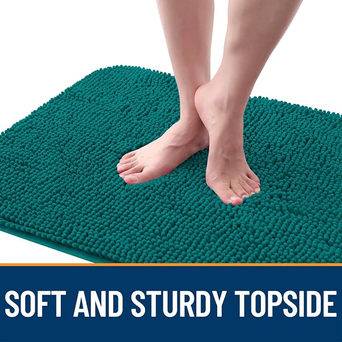 OLANLY Dog Door Mat for Muddy Paws 34x21, Super Absorbent Chenille Mud Mat | - Image 4
