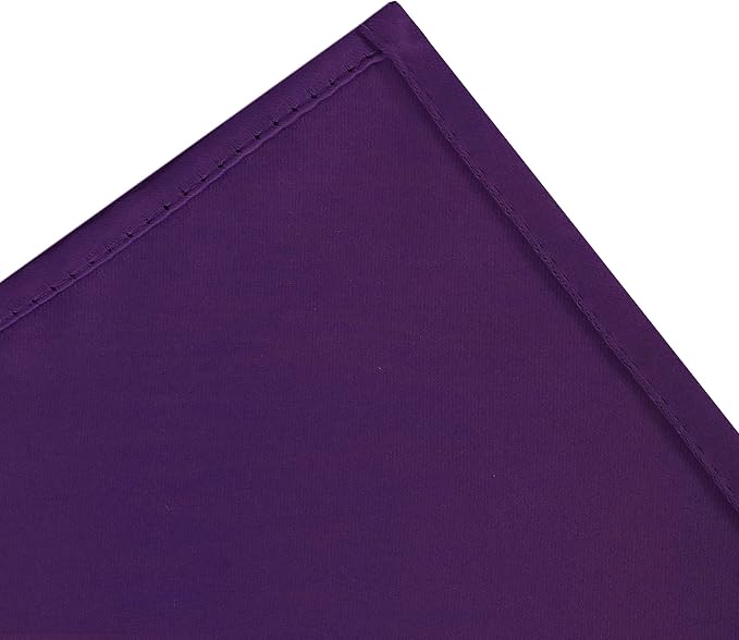 Purple Thermal Blackout Curtains/52 x 72 Inch/Set of 2 Panels Room Darkening - Image 8