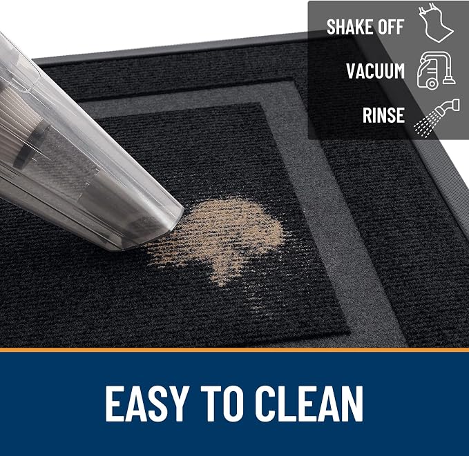 OLANLY Front Door Mat Outside 59x20, All-Season Heavy-Duty Rubber Doormat | - Image 6