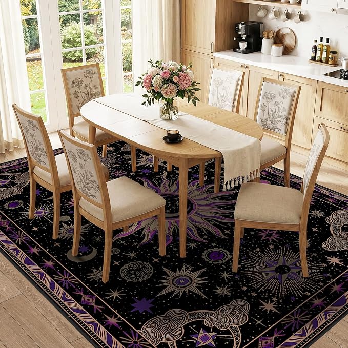 Vacuum-Friendly, 9x12 Washable Area Rug - Image 2