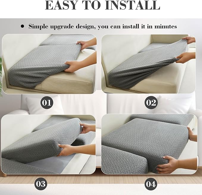 Sofa Covers Couch Covers for Sofa Pet Friendly Couch Cushion Covers Universal - Image 7