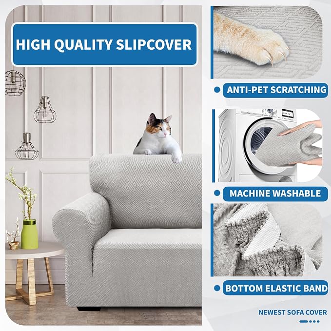 XINEAGE 2026 New Stretch Armchair Covers 1 Piece Chair Slipcovers Chair - Image 6