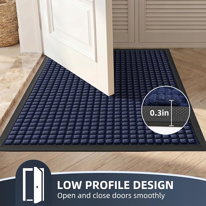 Front Door Mat Outside Entrance, Heavy Duty Waterproof Doormat | 35.5"x24" - Image 7