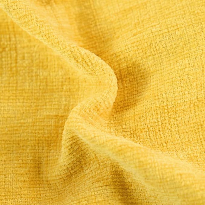 CaliTime Decorative Throw Pillow Covers 16 X 16 Inches Mustard Yellow | Pack of - Image 2