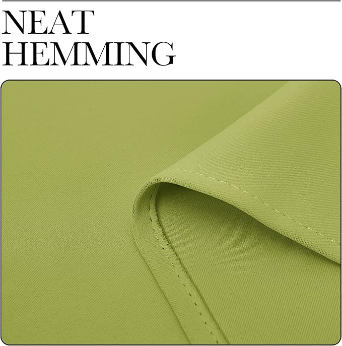 NICETOWN Blackout Curtains for Living Curtains, Fresh Green, 1 Pair, 34-inch W - Image 6