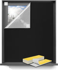 Blackout Curtains 72"x70" Portable No Drill Black Out Window Cover | 100% by Sumobaby