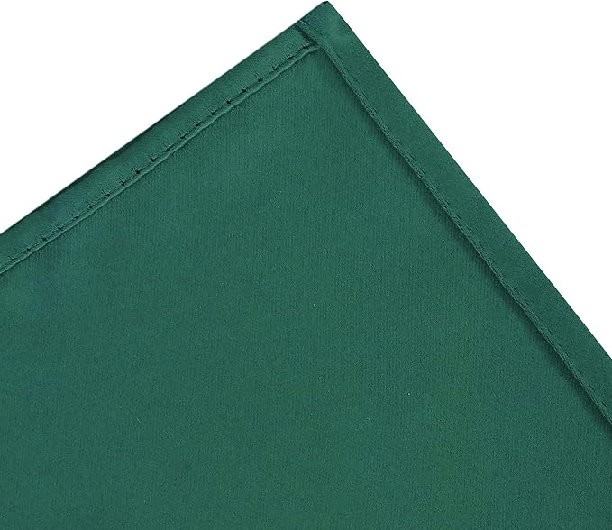 Dark Green Bedroom Blackout Curtains/38 x 54 Inch Long/Set of 2 Curtain - Image 8