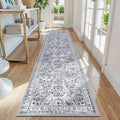 Yamaziot 2x8 Washable Hallway Runner Rug Non Slip Floral Carpet, Stain Resistant by Yamaziot