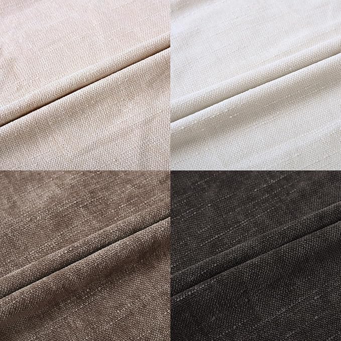 Set of 4 Soft Textured Decorative Throw Pillow Covers 22x22 Inch Cozy Farmhouse - Image 7