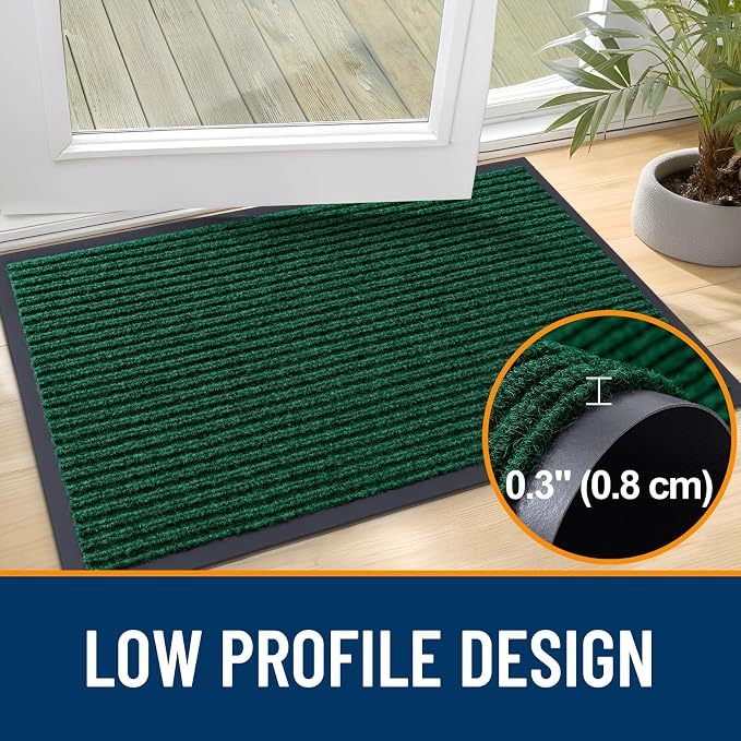 OLANLY Front Door Mat 47x17, Waterproof Heavy-Duty Indoor Outdoor Doormat | - Image 4