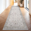 Washable Neutral Kitchen Rug by HazoHaus