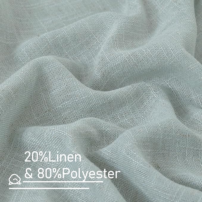 60 Inch Length Sheer Linen Curtains - Image 3