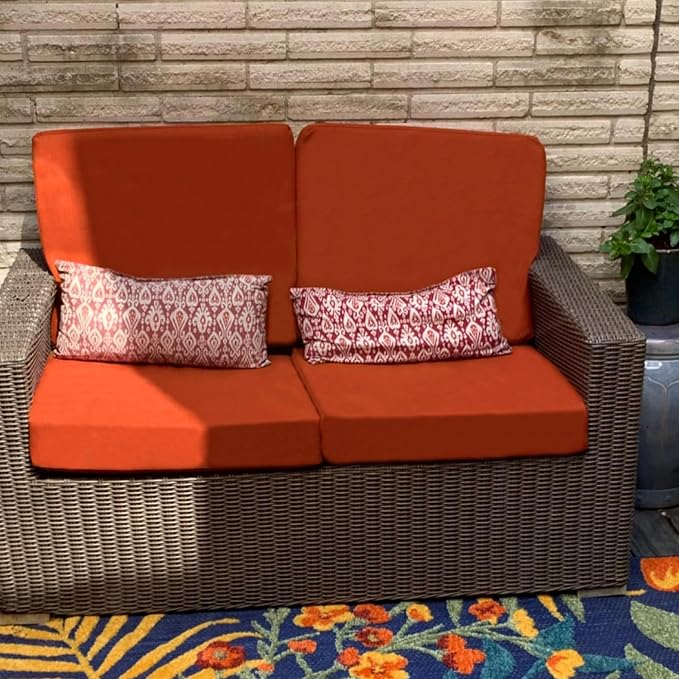 Sqodok Outdoor Cushion Covers 18x18 inch, Wicker Chair - Image 9