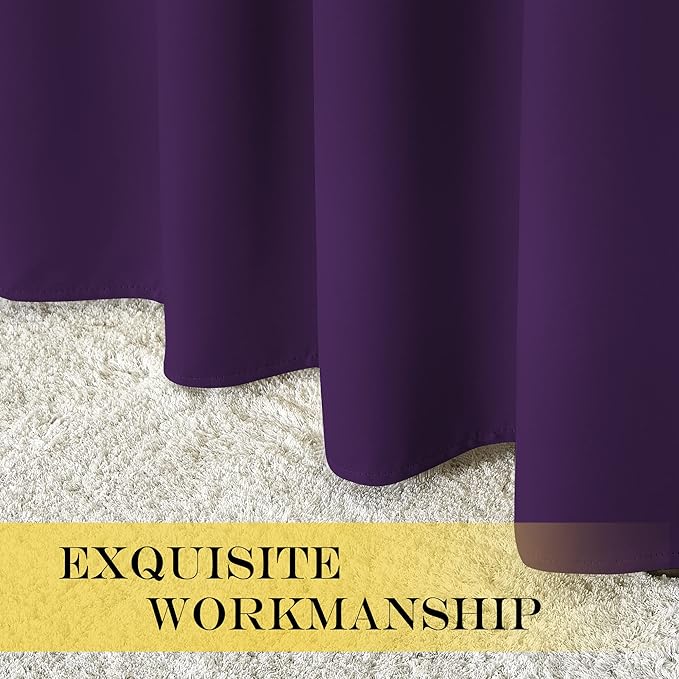 NICETOWN Door Curtain for Closet Doors 80 Inches Long 1 Panel, Room Divider - Image 5