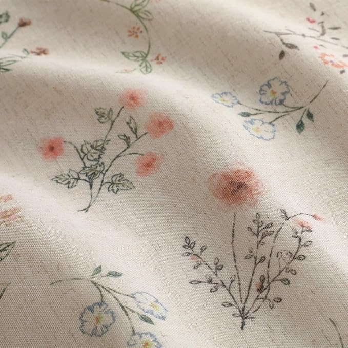 Boho Floral 100% Blackout Curtains 84 Inch 2 Panels 40" W x 84" L | Farmhouse - Image 3