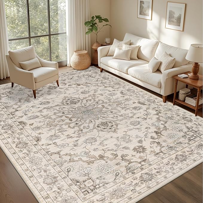8x10 Area Rugs Living Room: Washable Rug - Image 3