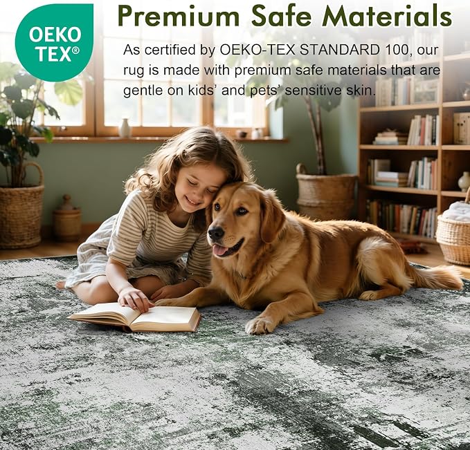 9x12 Ft Extra Large Washable Area Rugs - Image 5