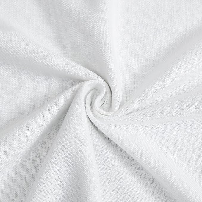 Vision Home White Pinch Pleated Full Blackout Curtains Thermal Insulated Window - Image 7