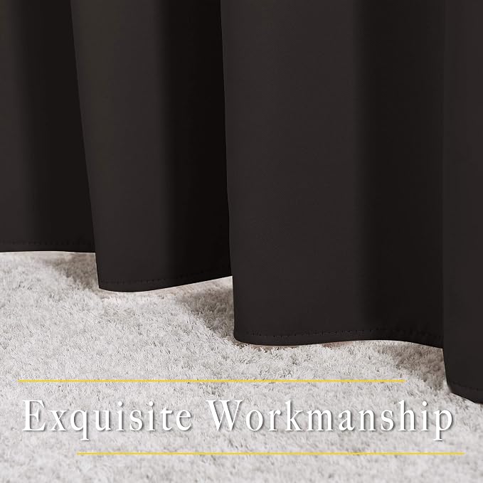 NICETOWN Room Darkening Slding Glass Curtain Panels - Image 6