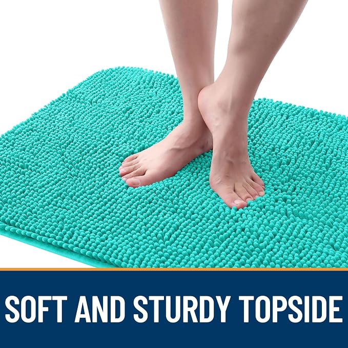 OLANLY Dog Door Mat for Muddy Paws 70x35, Super Absorbent Chenille Mud Mat | - Image 4