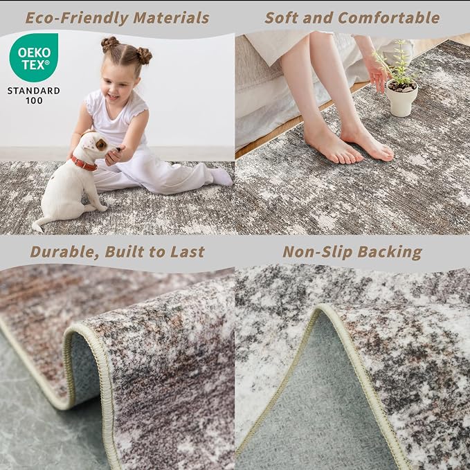 2x6 Runner Rug Non-Slip Washable - Image 4