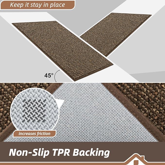 BEQHAUSE Kitchen Runner Rugs 31"x96", Kitchen Mats - Image 4