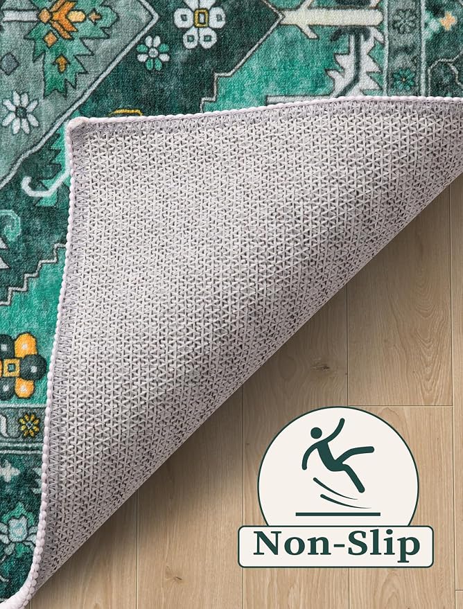 SERISSA 3x7 Washable Non Slip Boho Runner Rug - Image 3