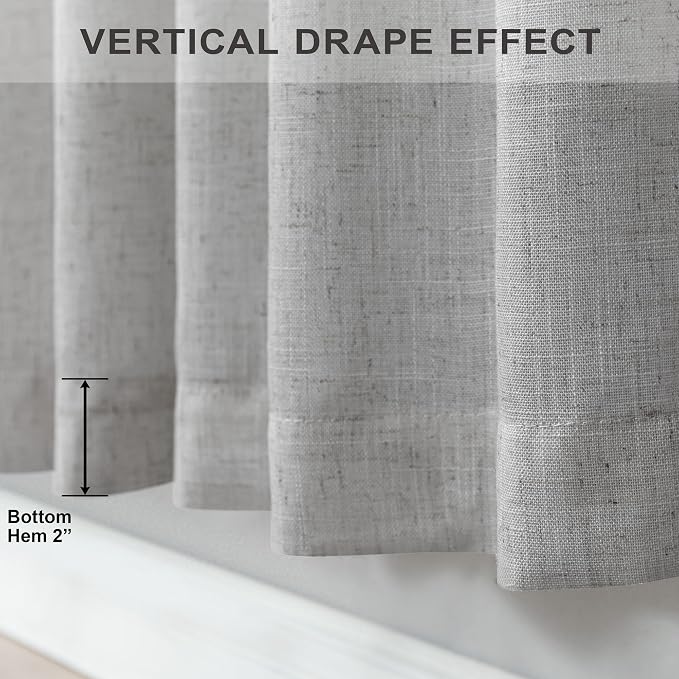 Light Grey Curtains 96 Inches Long - Image 5