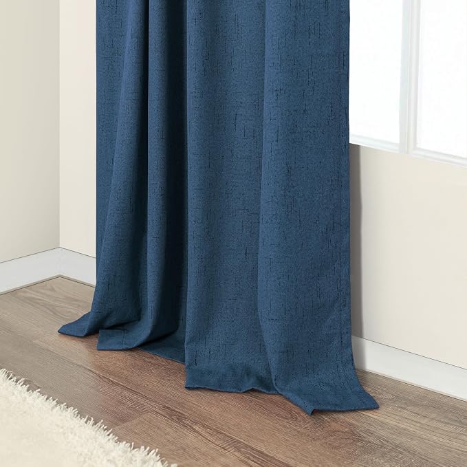 Pitalk Navy Blue Blackout Curtains - Image 9