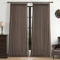 Extra Long 108 Inch Dark Brown Floor to Ceiling Curtains by PleatedDrapes