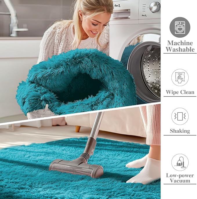 OLANLY 9x12 Machine Washable Large Area Rugs - Image 2