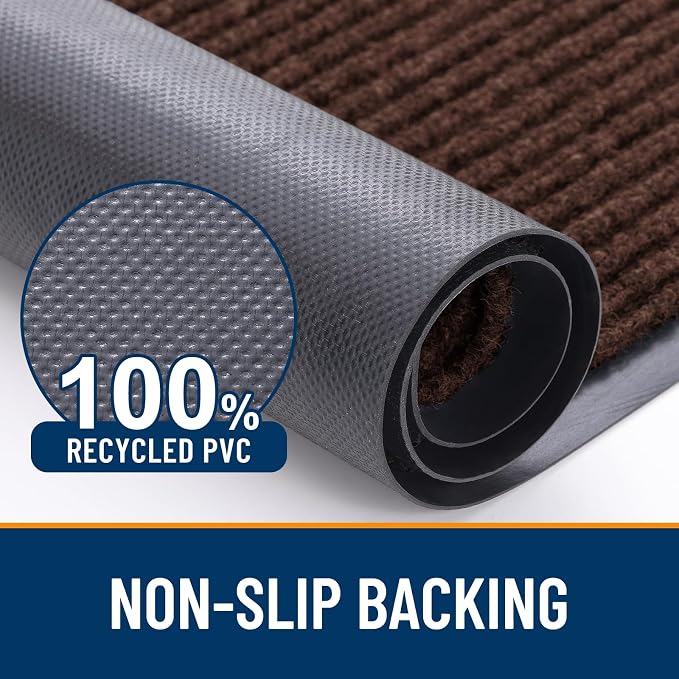 OLANLY Front Door Mat 71x47, Waterproof Heavy-Duty Indoor Outdoor Doormat | - Image 3