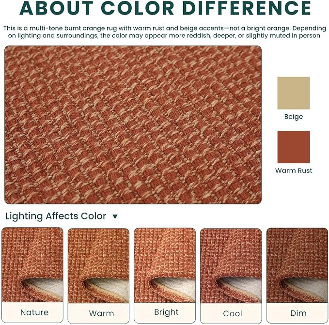 KOZYFLY Orange 2.5'x20' Runners Rugs - Image 3
