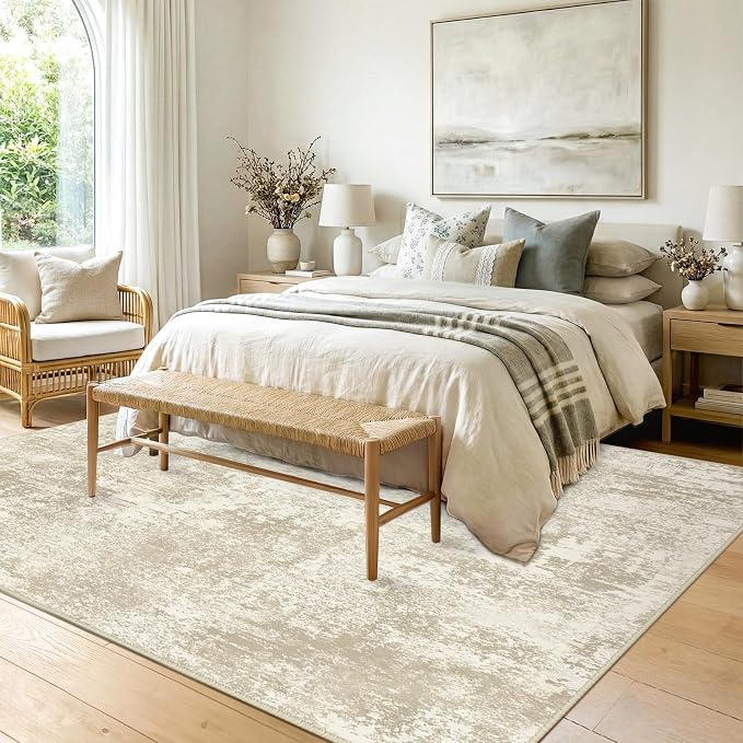RELEANY Washable 6'x9' Abstract Area Rug - Image 3