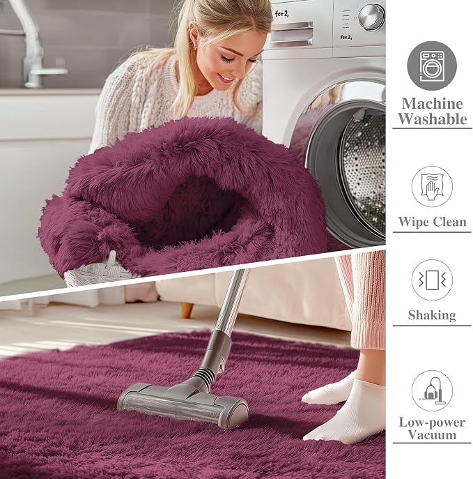 OLANLY 6x9 Machine Washable Large Area Rugs - Image 2