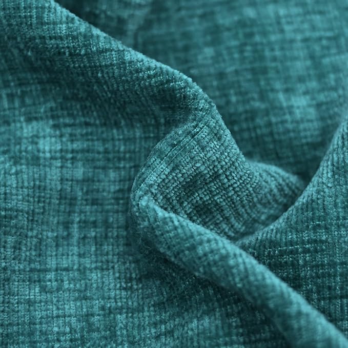 CaliTime Decorative Couch Throw Pillow Covers 18 X 18 Inches Teal | Pack of 4 - Image 3