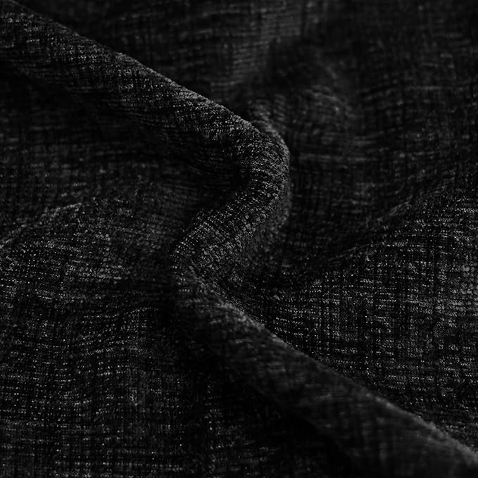 CaliTime Decorative Couch Throw Pillow Covers 26 X 16 Inches Black | Pack of 2 - Image 2