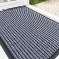 OLANLY Front Door Mat 35x23, Waterproof Heavy-Duty Indoor Outdoor Doormat | Ash by OLANLY