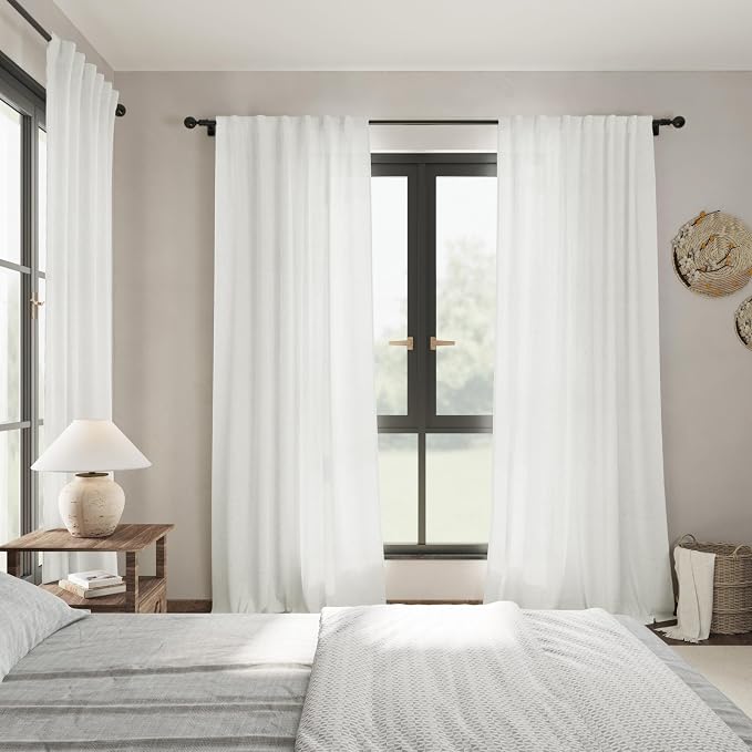 Ivory Curtains 80 Inches Length - Image 7