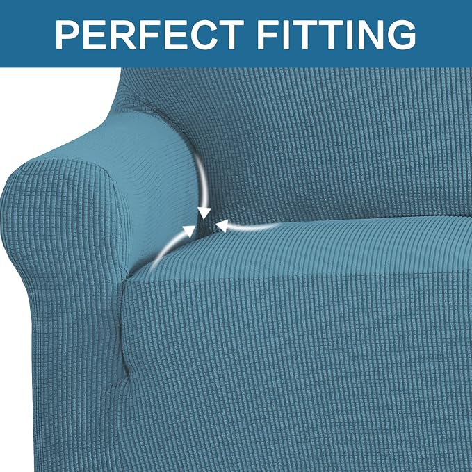 H.VERSAILTEX Stretch Sofa Covers Washable 3 Seat Couch Covers Sofa Slipcovers - Image 5