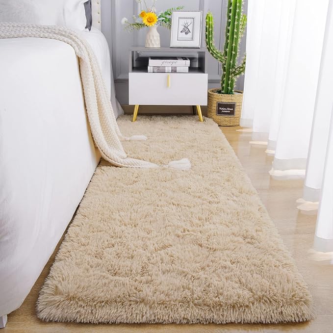 Chicrug Soft Runner Rugs for Bedroom Living Room Plush Fluffy Rug 2x5 | Shag by ChicrugHomeDecor