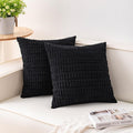 Aegero Pack of 2 Corduroy Decorative Throw Pillow Covers 26x26 Inch by Unknown