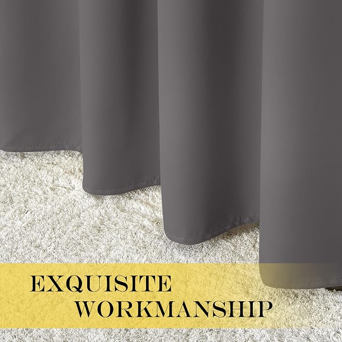 NICETOWN Blackout 118 inch Long Curtain - Image 7