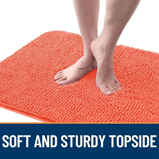 OLANLY Dog Door Mat for Muddy Paws 47x17, Super Absorbent Chenille Mud Mat | - Image 4