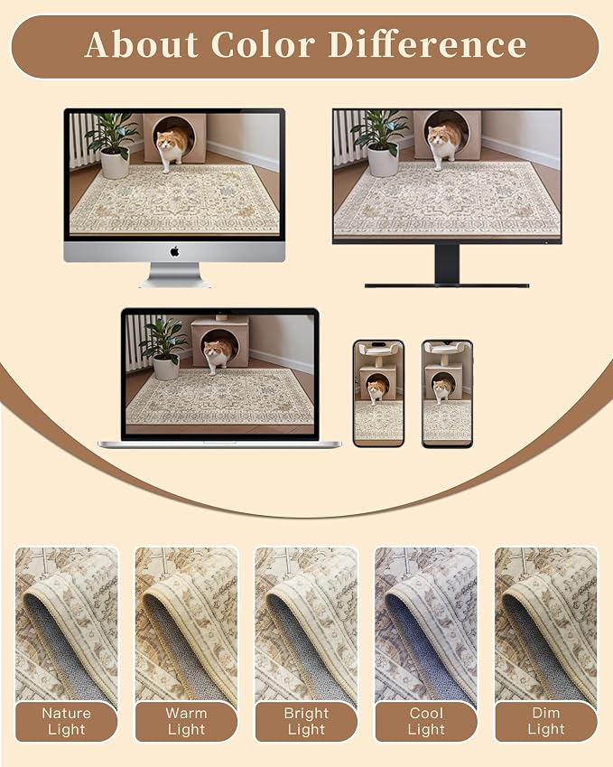 Madane Hallway Runner Rug 3x20 Washable Kitchen Runners 20ft, Soft Low-Pile - Image 9