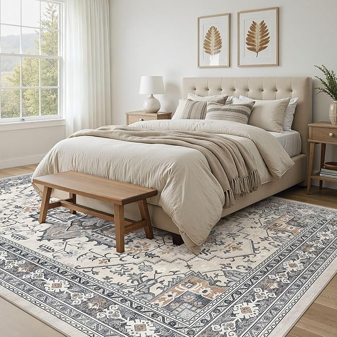 UERMEI 9x12 Area Rug Living Room Rugs - Image 3
